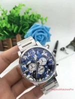 AAA Montblanc Watches-Replica MontBlanc TimeWalker Watch SS Camouflage Dial